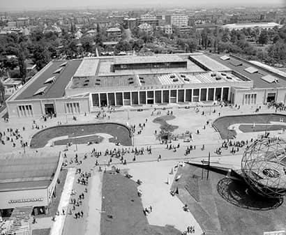 Fénykép: Budapesti Nemzetközi Vásár – Kohó és Gépipari Csarnok, 1947